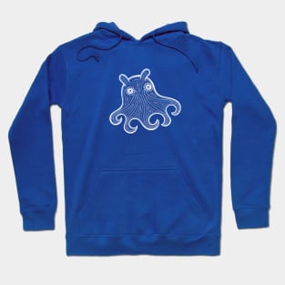 Dumbo Octopus drawing - marine animal lovers design Hoodie